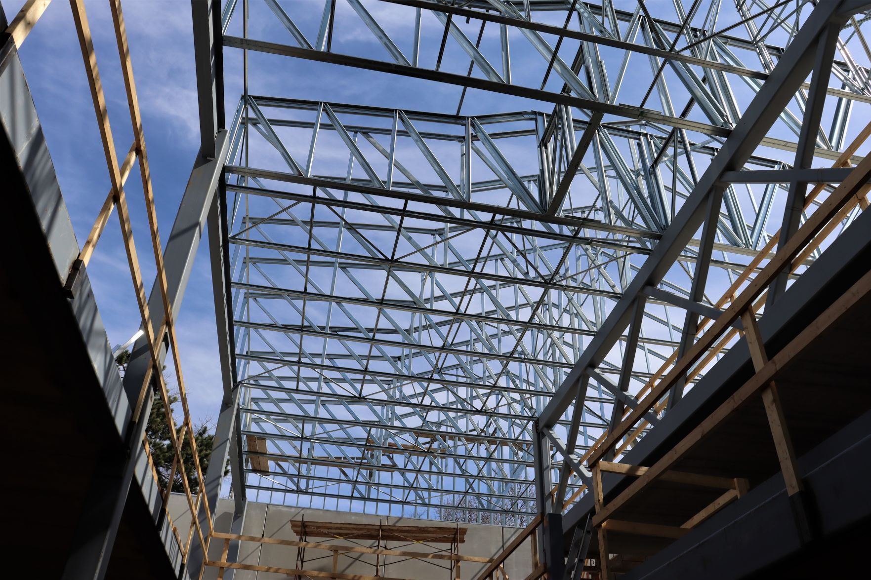 Chippewa Area History Center construction progress